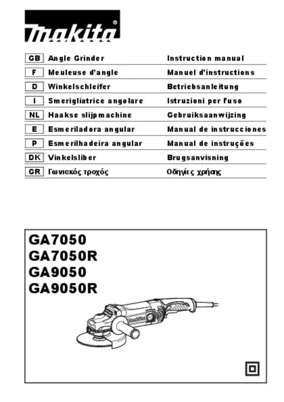 Mode d'emploi MAKITA GA7050