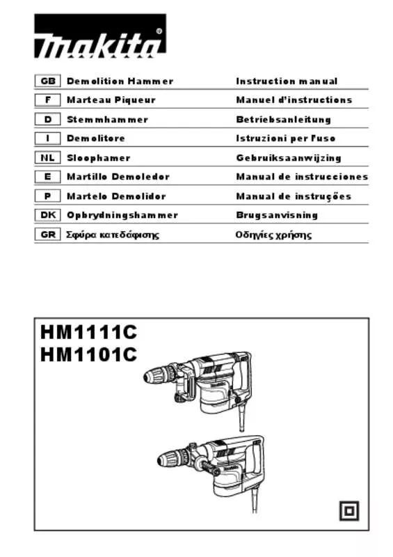 Mode d'emploi MAKITA HM1101C