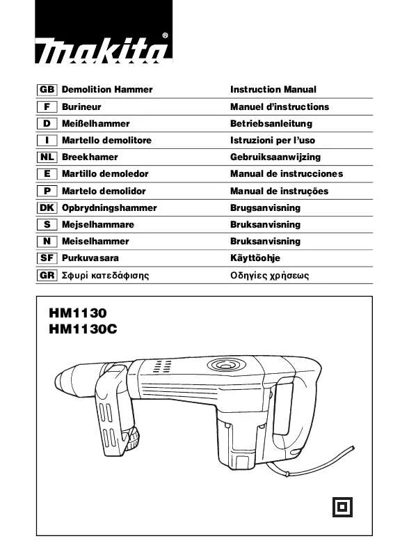 Mode d'emploi MAKITA HM1130