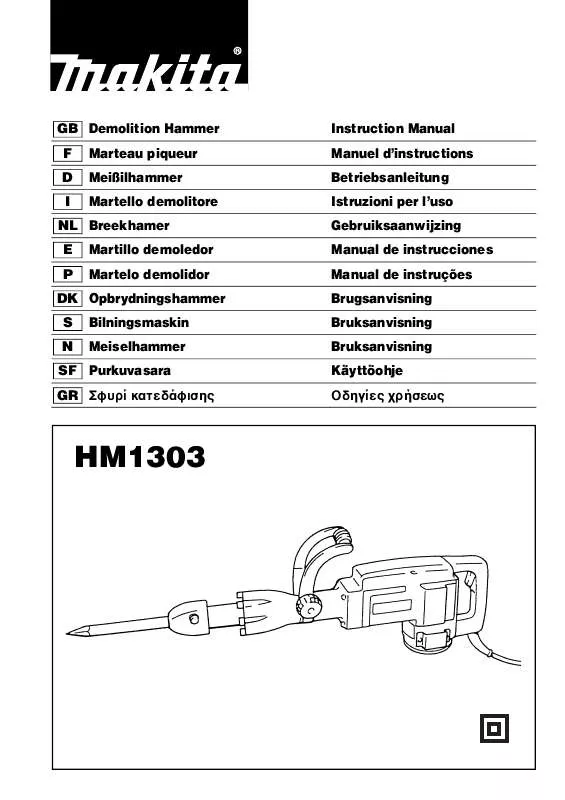 Mode d'emploi MAKITA HM1303