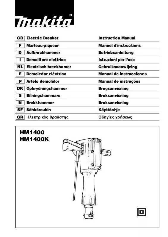 Mode d'emploi MAKITA HM1400K