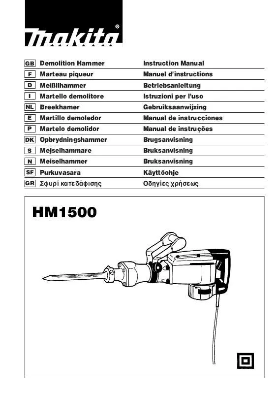 Mode d'emploi MAKITA HM1500