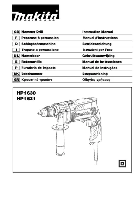 Mode d'emploi MAKITA HP1631