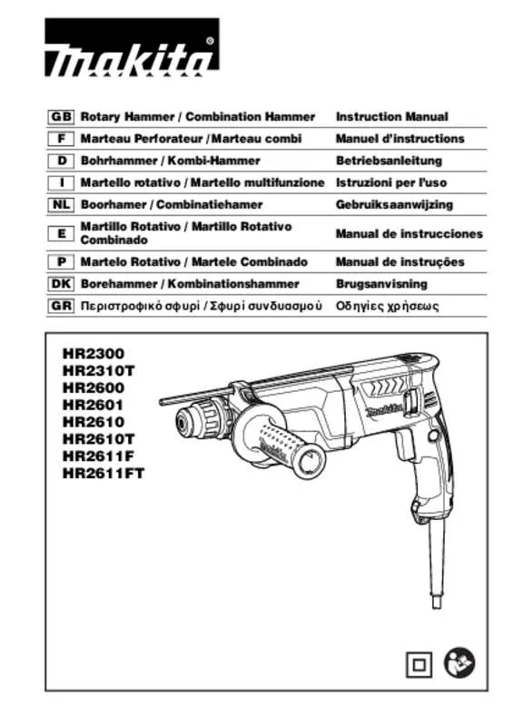 Mode d'emploi MAKITA HR2300