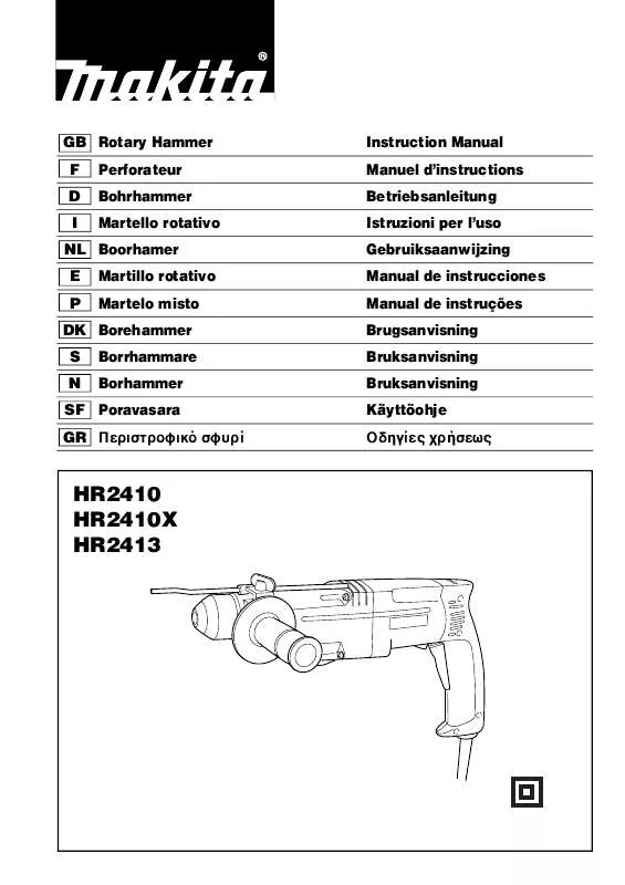 Mode d'emploi MAKITA HR2410X