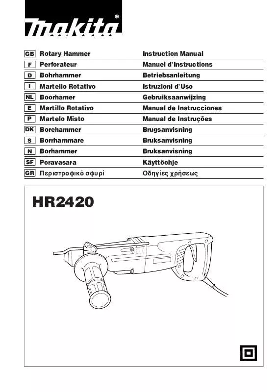 Mode d'emploi MAKITA HR2420