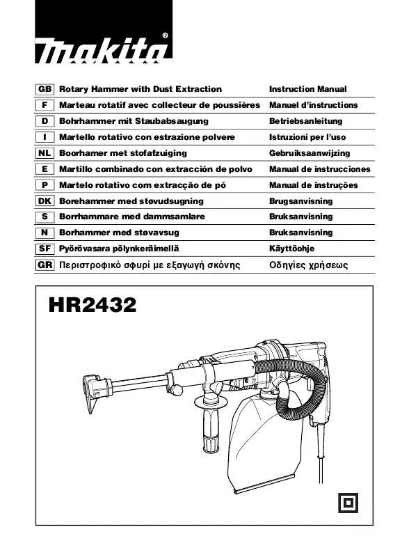 Mode d'emploi MAKITA HR2432