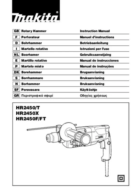 Mode d'emploi MAKITA HR2450FT