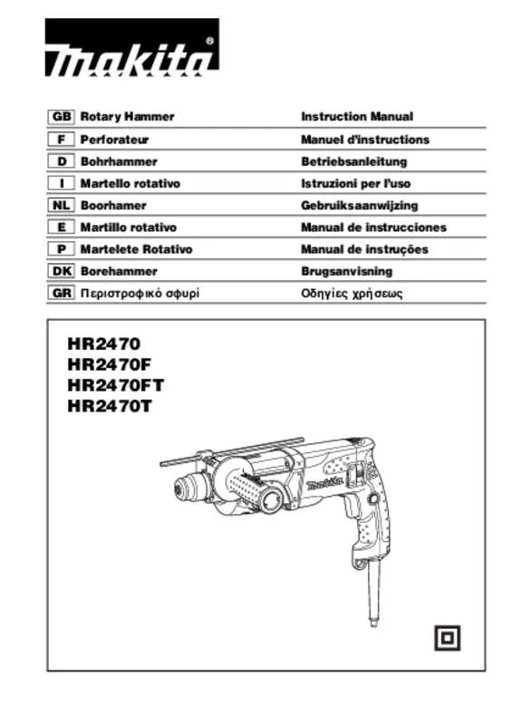 Mode d'emploi MAKITA HR2470F