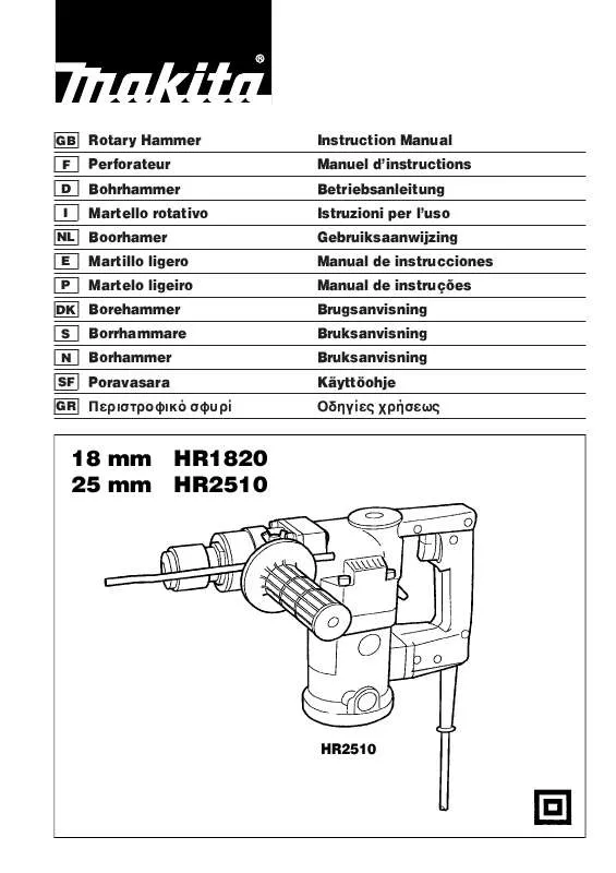 Mode d'emploi MAKITA HR2510