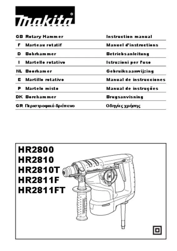 Mode d'emploi MAKITA HR2810