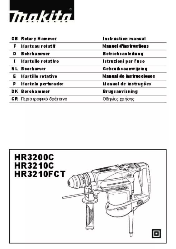 Mode d'emploi MAKITA HR3200C