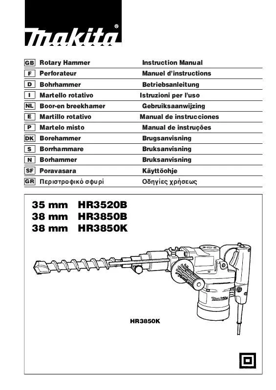 Mode d'emploi MAKITA HR3520B