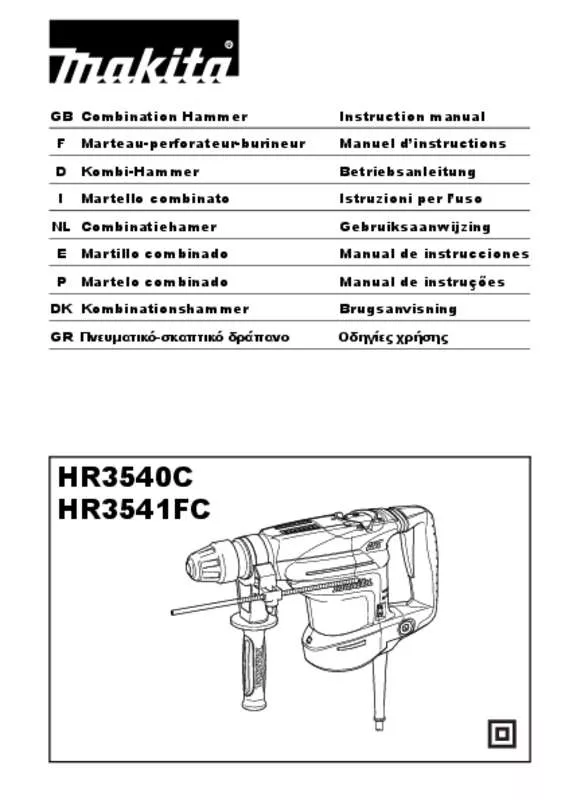 Mode d'emploi MAKITA HR3540C