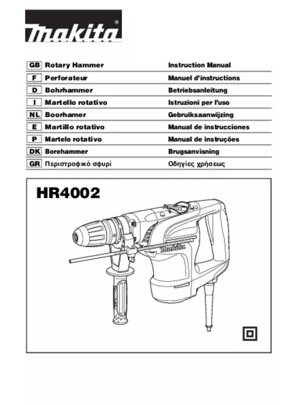 Mode d'emploi MAKITA HR4002