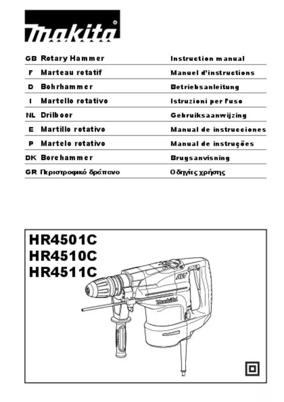 Mode d'emploi MAKITA HR4510C