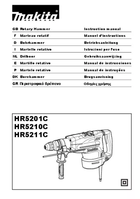 Mode d'emploi MAKITA HR5201C