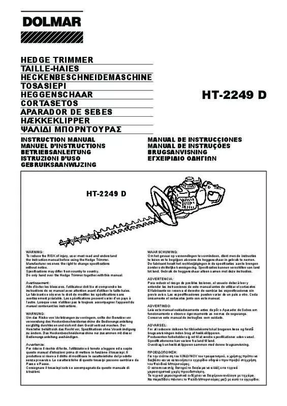 Mode d'emploi MAKITA HT2249D