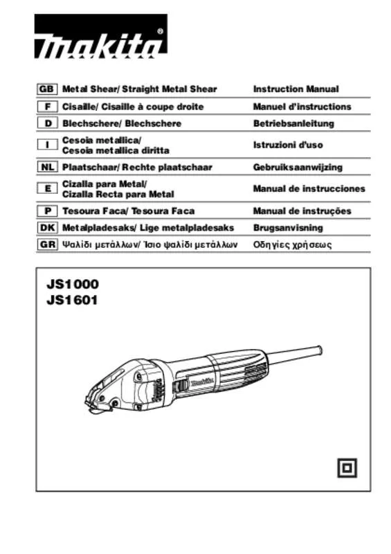 Mode d'emploi MAKITA JS1000