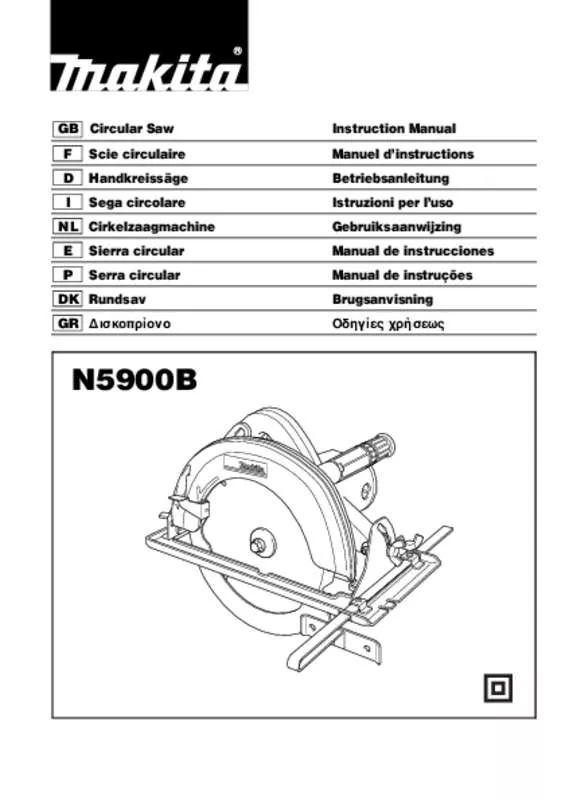 Mode d'emploi MAKITA N5900B