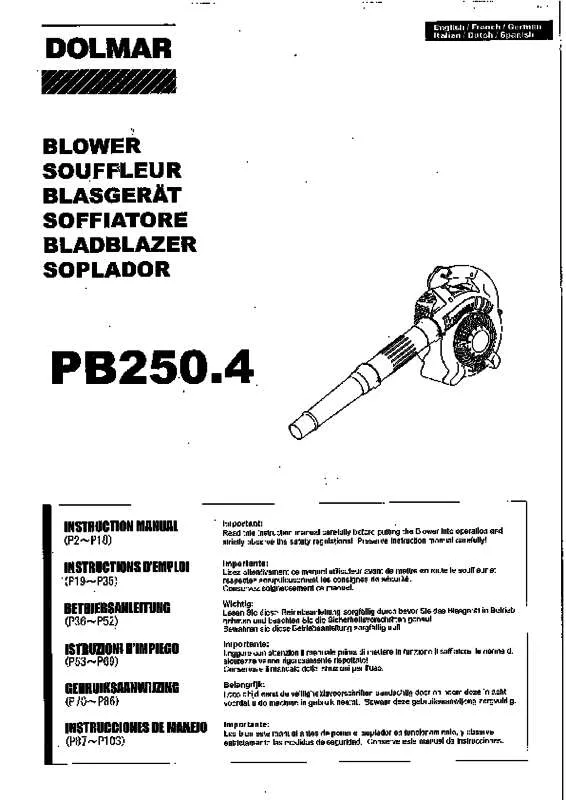 Mode d'emploi MAKITA PB250.4