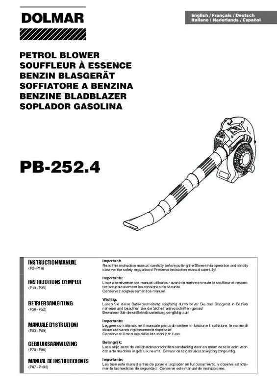 Mode d'emploi MAKITA PB252-4