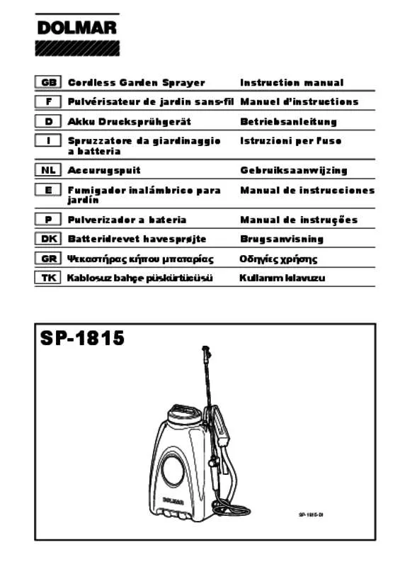 Mode d'emploi MAKITA SP1815