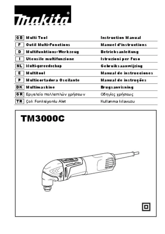 Mode d'emploi MAKITA TM3000C