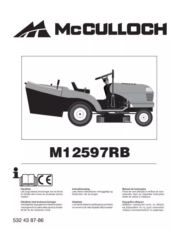 Mode d'emploi MC CULLOCH M12597RB