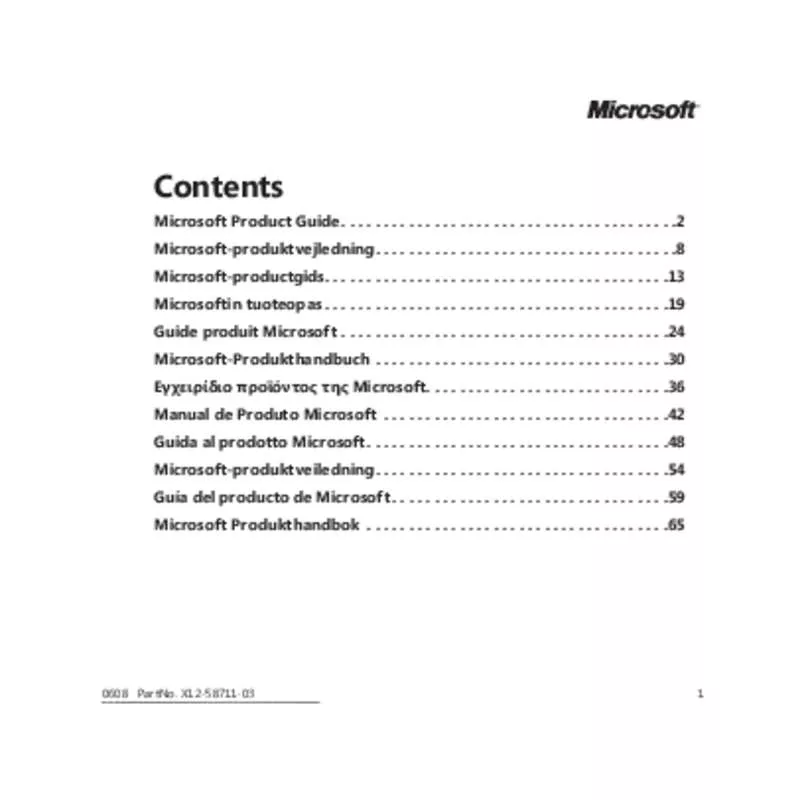 Mode d'emploi MICROSOFT HABU