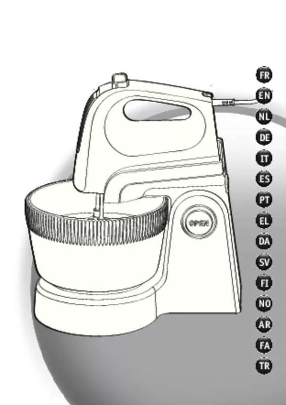 Mode d'emploi MOULINEX HM 6151