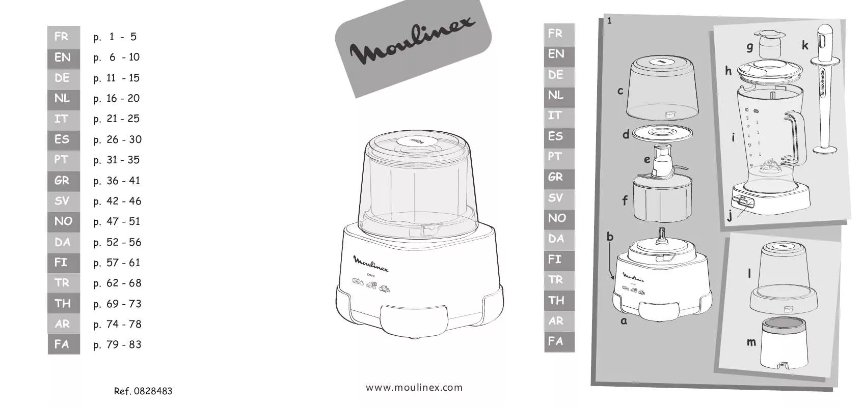 Mode d'emploi MOULINEX MOULINETTE