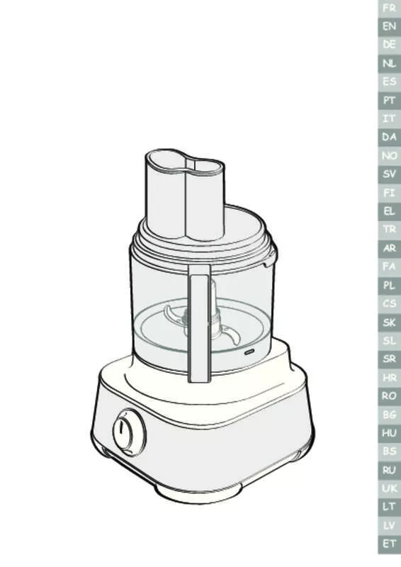 Mode d'emploi MOULINEX ROBOT MC 8000,  PREMIUM FP648H10