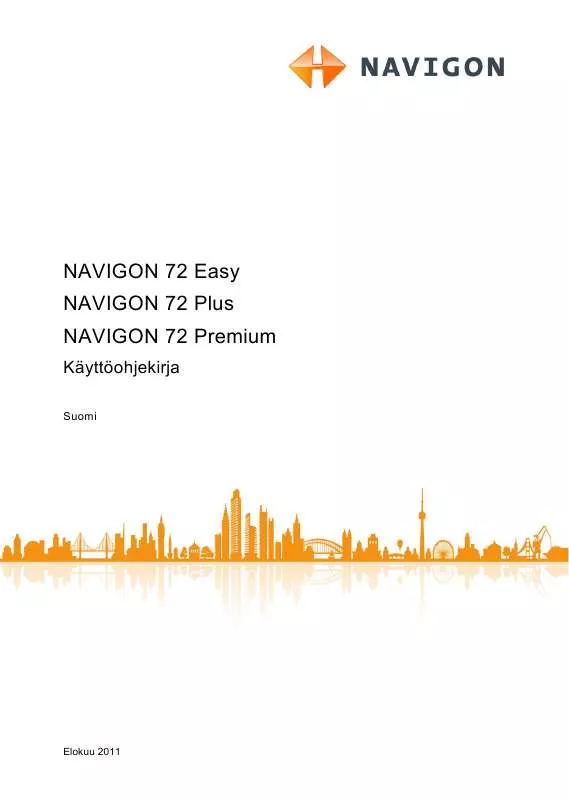 Mode d'emploi NAVIGON 72 PREMIUM