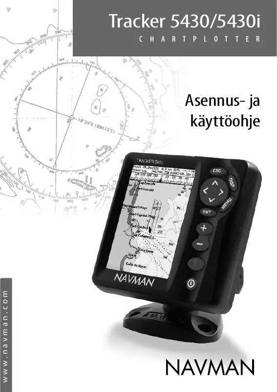 Mode d'emploi NAVMAN TRACKER 5430