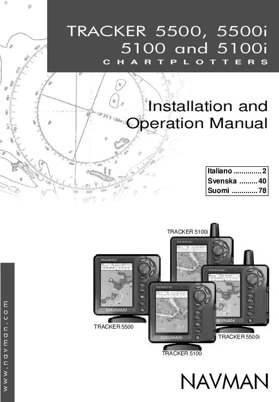 Mode d'emploi NAVMAN TRACKER 5500I