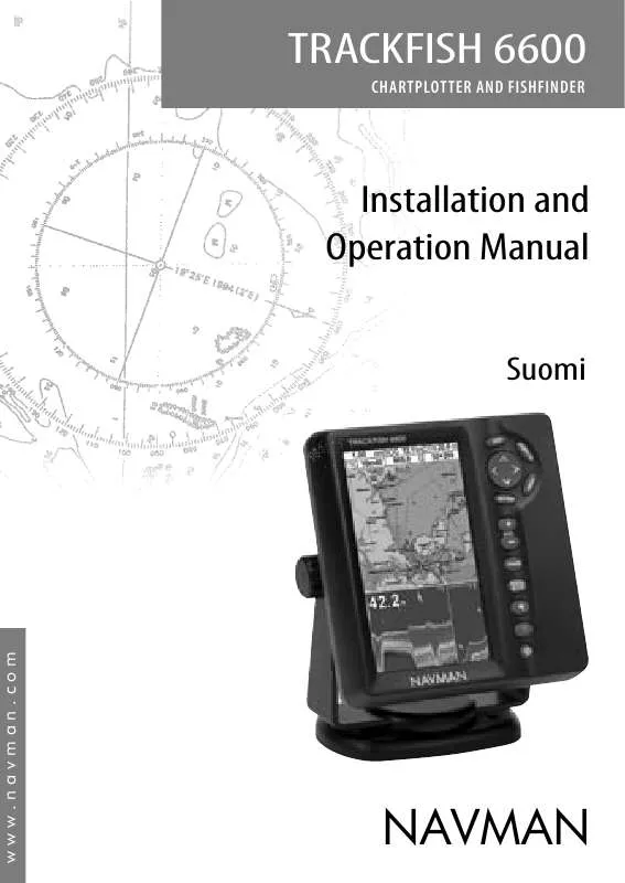 Mode d'emploi NAVMAN TRACKFISH 6600