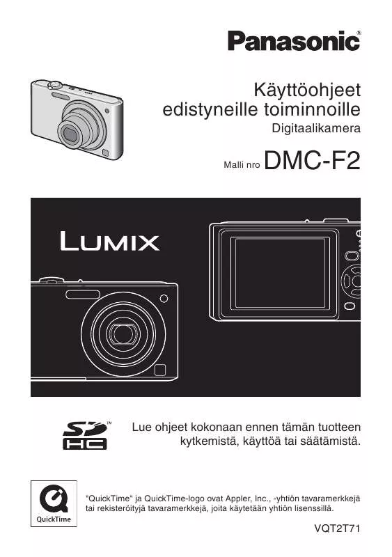 Mode d'emploi PANASONIC DMCF2