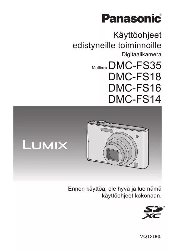 Mode d'emploi PANASONIC LUMIX DMC-FS16EB