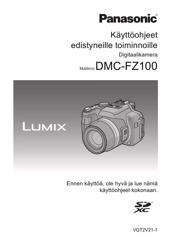 Mode d'emploi PANASONIC DMCFZ100EF