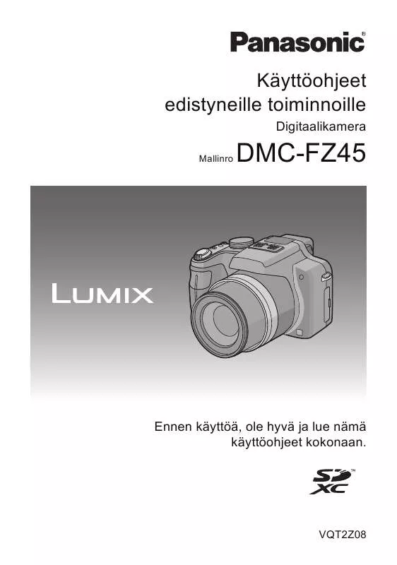 Mode d'emploi PANASONIC DMCFZ45EF