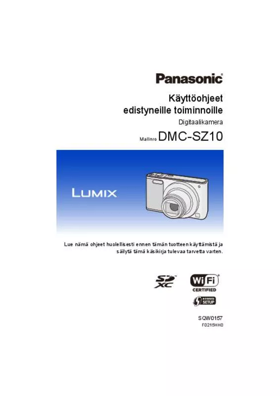 Mode d'emploi PANASONIC DMC-SZ10EP