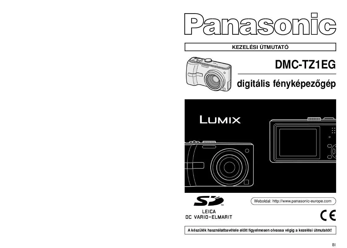 Mode d'emploi PANASONIC DMCTZ1EG