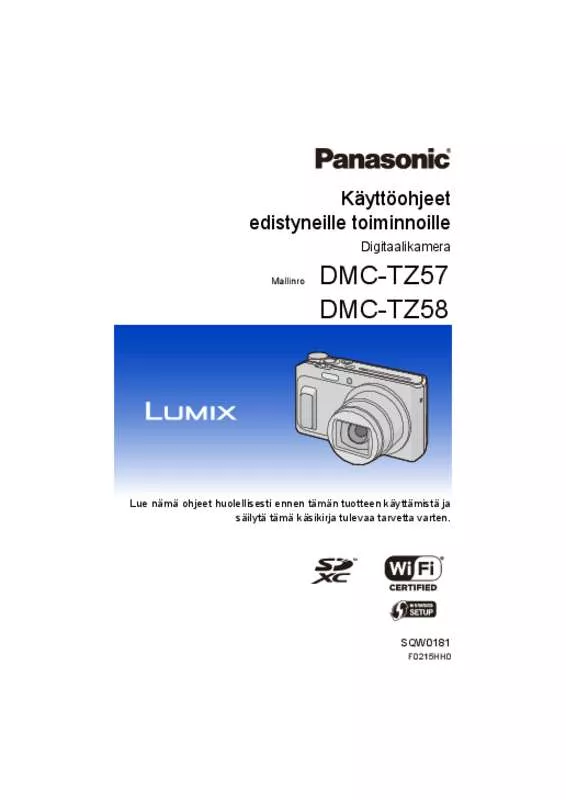 Mode d'emploi PANASONIC DMC-TZ57EP