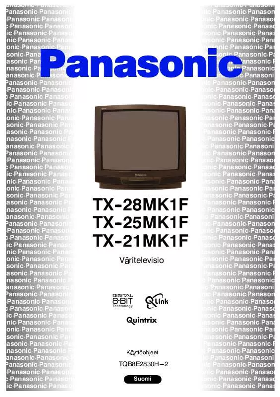 Mode d'emploi PANASONIC TX-21MK1F