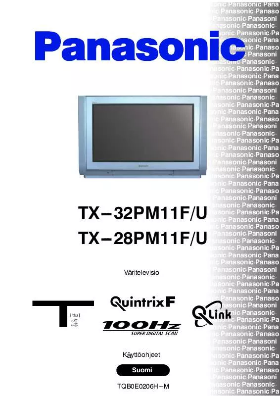 Mode d'emploi PANASONIC TX-28PM11FU