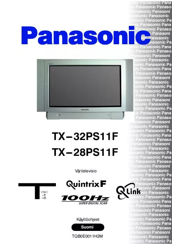 Mode d'emploi PANASONIC TX-28PS11F