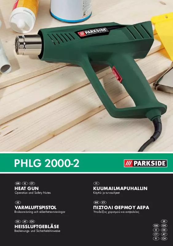 Mode d'emploi PARKSIDE KH 3043 HEAT GUN