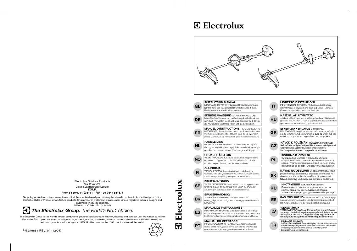 Mode d'emploi PARTNER B 380L