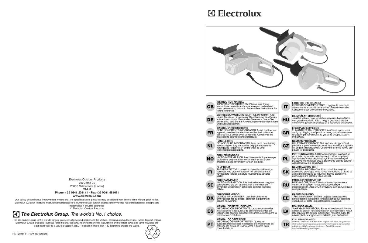 Mode d'emploi PARTNER P 1535 + PILE